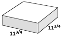 12×12 stone plaza