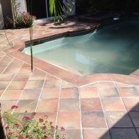 Stamped Concrete Pool Decks (2)