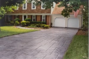 Stamped Concrete Driveway